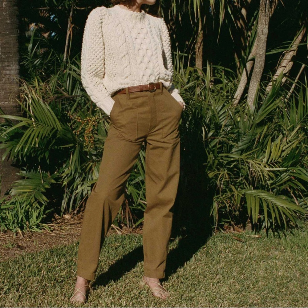 NWT Doen Walker Pants in Boscage